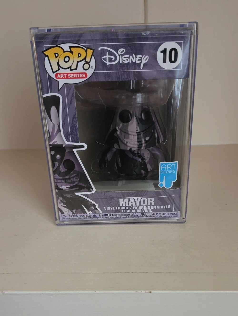 Funko Pop! Disney Mayor Art Series Vinyl Figure - Purple & Black
